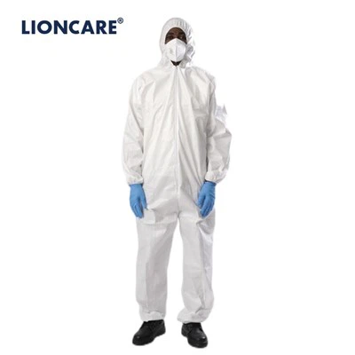 LIONCARE® mikropoorsest polüpropüleenist ühekordselt kasutatav kombinesoon